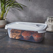 Load image into Gallery viewer, Wham Cuisine 4.5L Rect Food Box & Lid Clear/Ice White - 12376