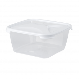 Wham Ice White Cuisine 2L Square Food Box & Lid - 12394