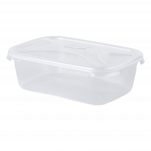 Wham White Cuisine 1.6L Rect Food Box & Lid Clear - 16257