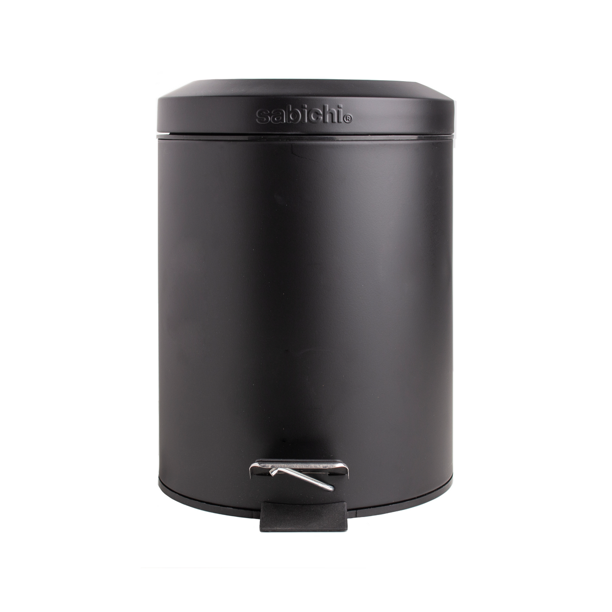 Sabichi Stainless Steel Bin - 5L Slim Kitchen Bin - Removable Inner Bucket  - Hanging Loop - Soft Close Pedal Bin