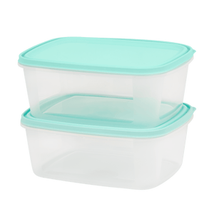 Set of 2 Everyday 3L Food Box & Lid Clear - 35850