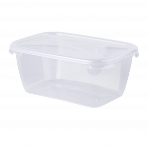Wham White Cuisine 2L Rectangular Food Box & Lid Clear - 16267