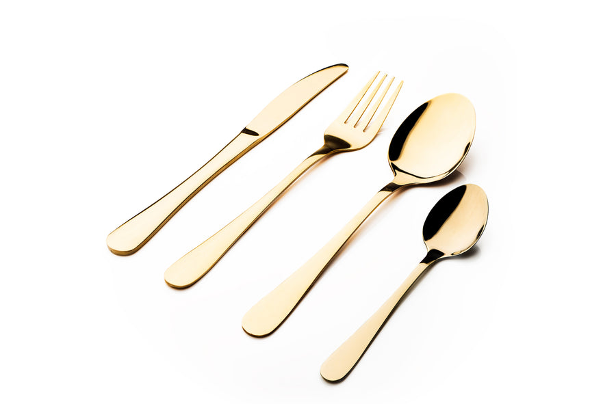 Sabichi 16pc Gold Cutlery Set - 195869
