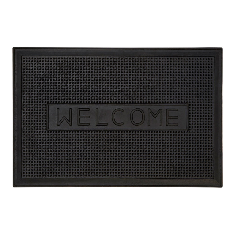 PREMIER WELCOME RUBBER DOORMAT 60CM X 40CM - 1901745