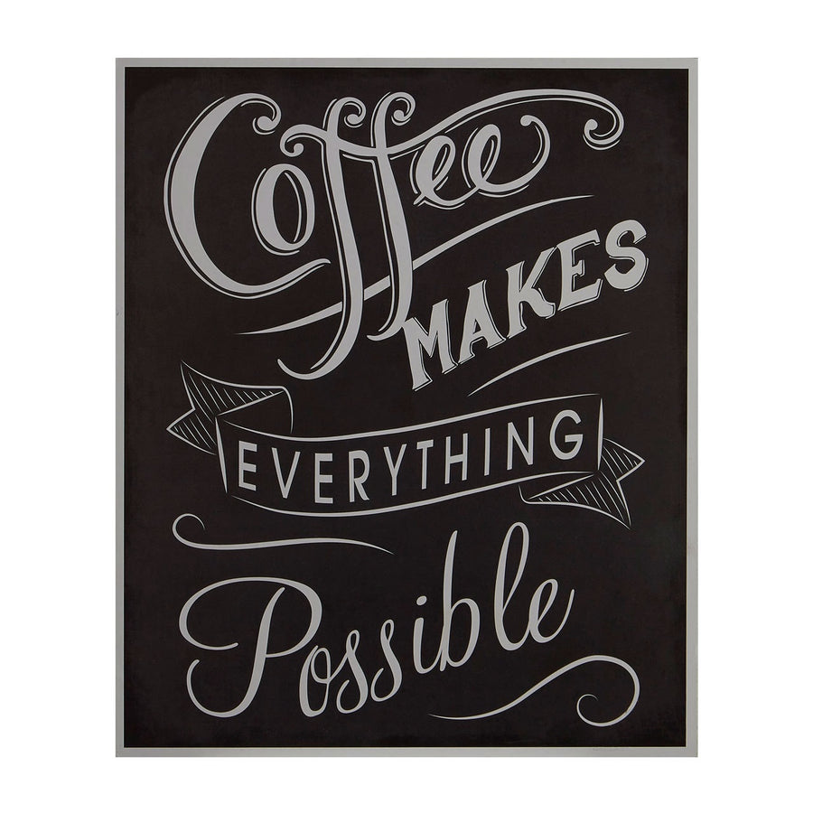 PREMIER COFFEE MAKES EVERYTHING POSSIBLE WALL PLAQUE - 2800762
