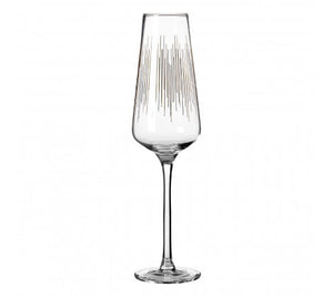 PREMIER DECO S/4 HAND BLOWN CHAMPAGNE GLASSES - 1405274
