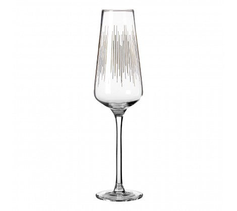 PREMIER DECO S/4 HAND BLOWN CHAMPAGNE GLASSES - 1405274