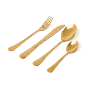 Sabichi 16PC Hammered Cutlery Set