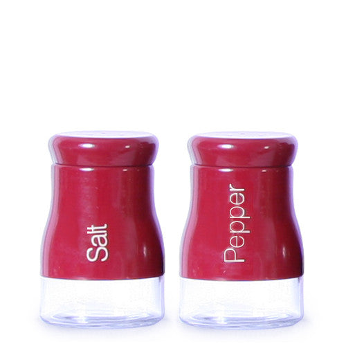 Sabichi Red Salt & Pepper Canister Set-163905 - Homely Nigeria